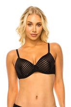 Load image into Gallery viewer, Striped Lace Bra
