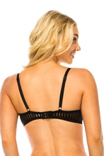 Load image into Gallery viewer, Striped Lace Bra
