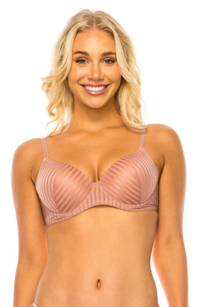 Striped Lace Bra