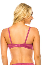 Load image into Gallery viewer, Striped Lace Bra
