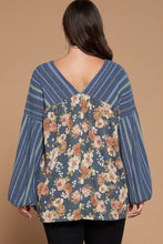 Load image into Gallery viewer, Floral Printed Knit Top
