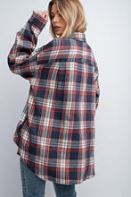 Load image into Gallery viewer, Mineral Washed Plaid Button Down Shirt
