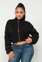 Load image into Gallery viewer, Michelin Sweater Top W/ Front Zipper
