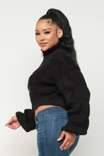 Load image into Gallery viewer, Michelin Sweater Top W/ Front Zipper
