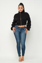 Load image into Gallery viewer, Michelin Sweater Top W/ Front Zipper
