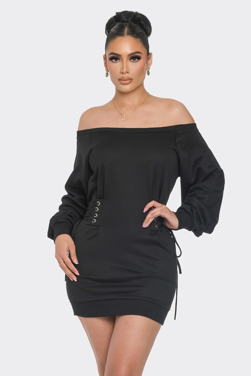 Off-The-Shoulder Mini Dress