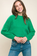 Load image into Gallery viewer, Wool Blend Cropped Sweater Top
