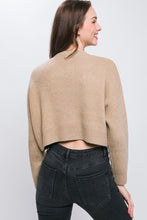 Load image into Gallery viewer, Wool Blend Cropped Sweater Top
