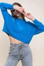 Load image into Gallery viewer, Wool Blend Cropped Sweater Top
