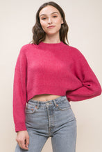 Load image into Gallery viewer, Wool Blend Cropped Sweater Top
