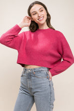 Load image into Gallery viewer, Wool Blend Cropped Sweater Top
