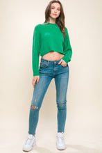 Load image into Gallery viewer, Wool Blend Cropped Sweater Top
