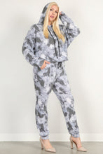 Load image into Gallery viewer, Tie-Dye Print Pullover Hoodie And Sweatpants
