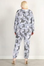 Load image into Gallery viewer, Tie-Dye Print Pullover Hoodie And Sweatpants
